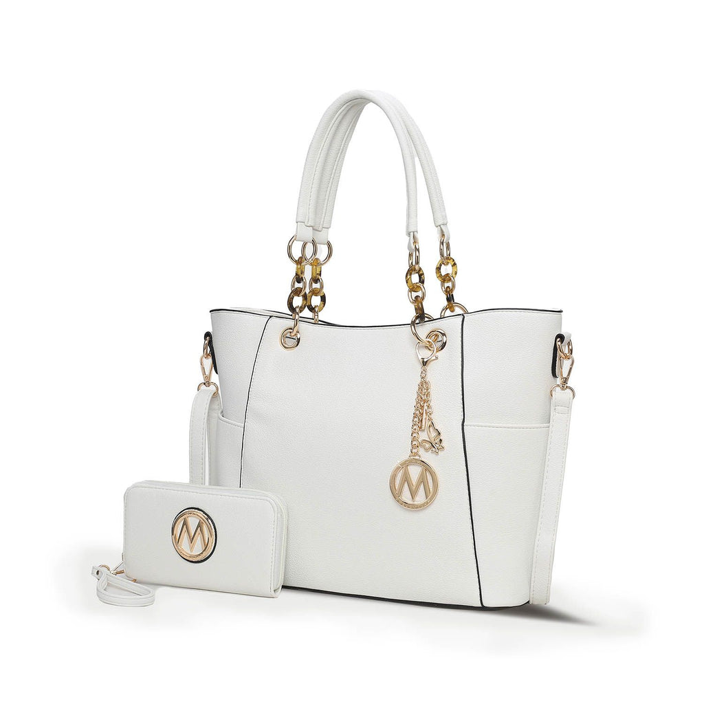 MKF Collection Bonita Tote Handbag with Wallet by Mia K