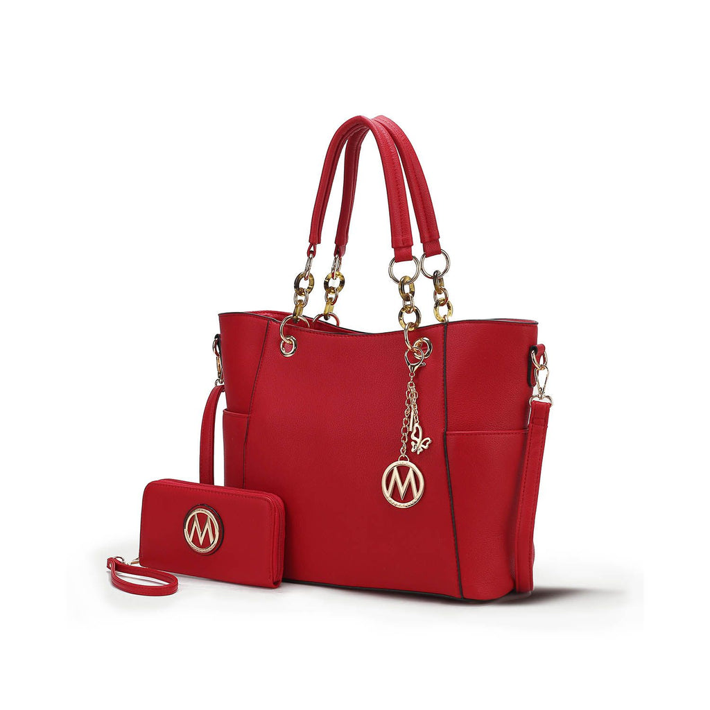 MKF Collection Bonita Tote Handbag with Wallet by Mia K