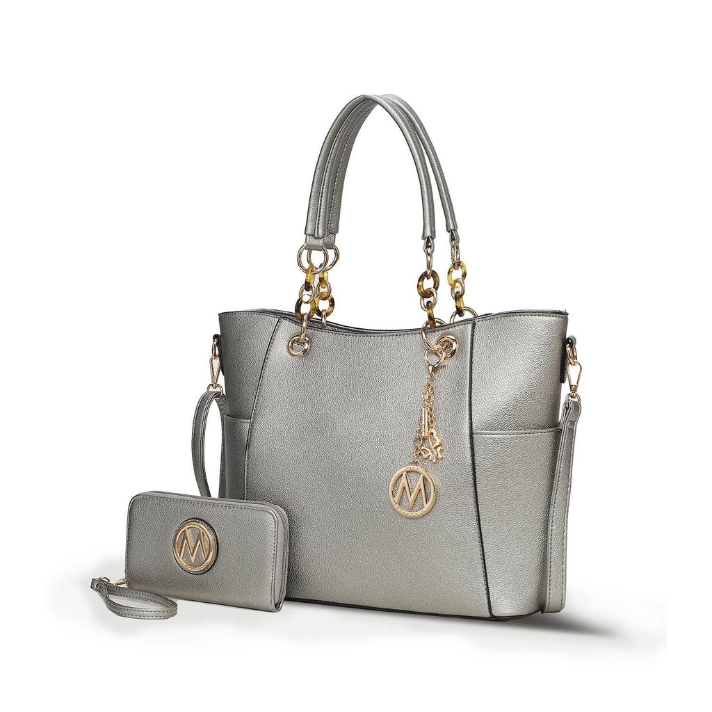 MKF Collection Bonita Tote Handbag with Wallet by Mia K