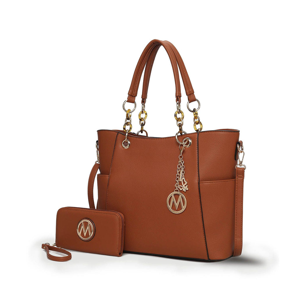 MKF Collection Bonita Tote Handbag with Wallet by Mia K