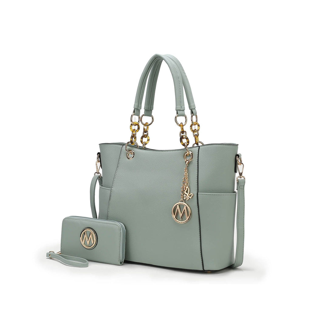 MKF Collection Bonita Tote Handbag with Wallet by Mia K