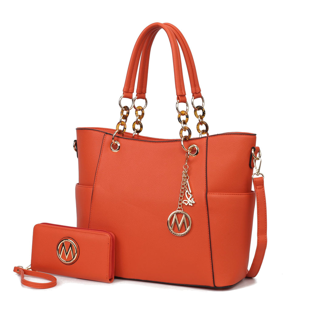 MKF Collection Bonita Tote Handbag with Wallet by Mia K