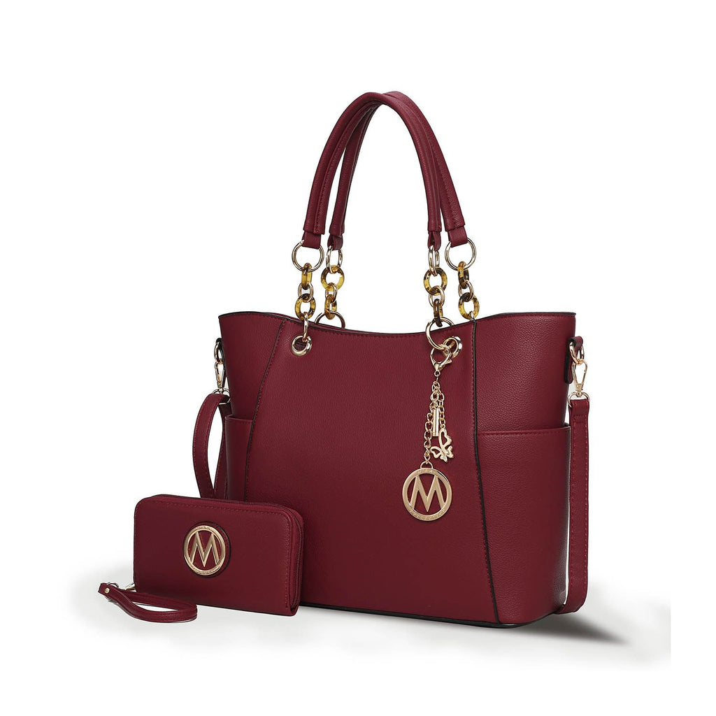 MKF Collection Bonita Tote Handbag with Wallet by Mia K