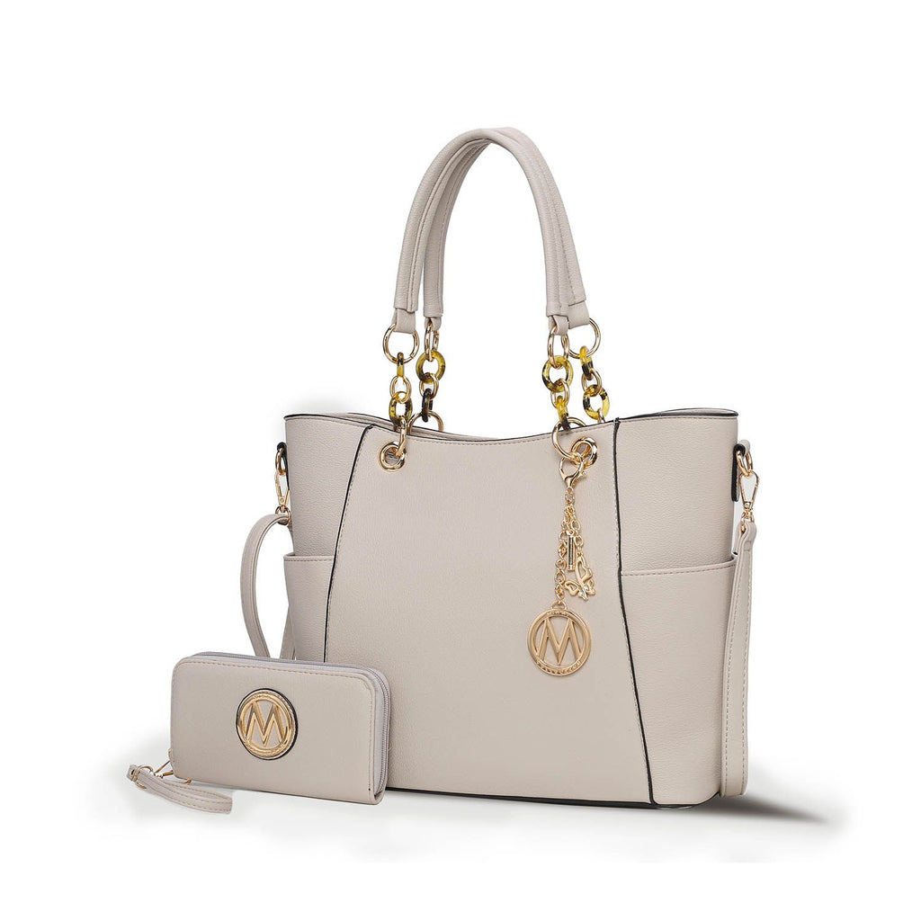 MKF Collection Bonita Tote Handbag with Wallet by Mia K