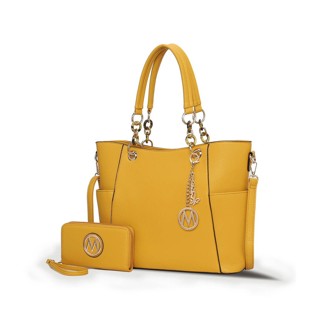 MKF Collection Bonita Tote Handbag with Wallet by Mia K