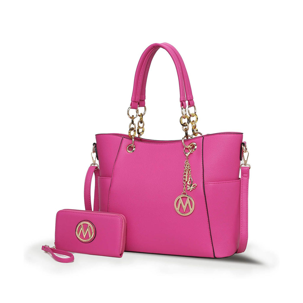 MKF Collection Bonita Tote Handbag with Wallet by Mia K