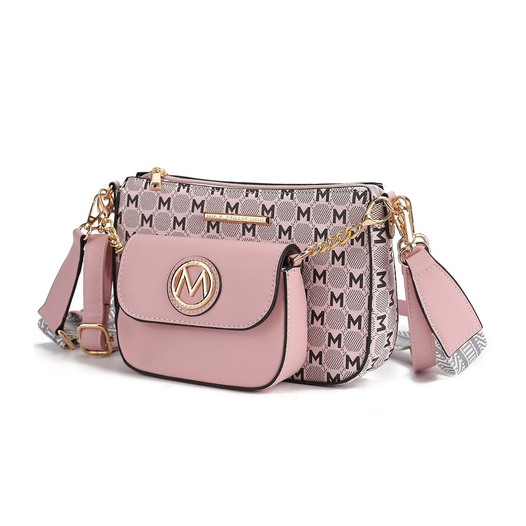 MKF Collection Ciri Crossbody Women's Double Bag by Mia K
