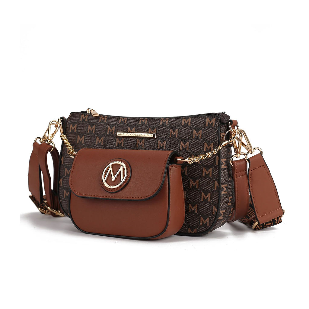MKF Collection Ciri Crossbody Women's Double Bag by Mia K