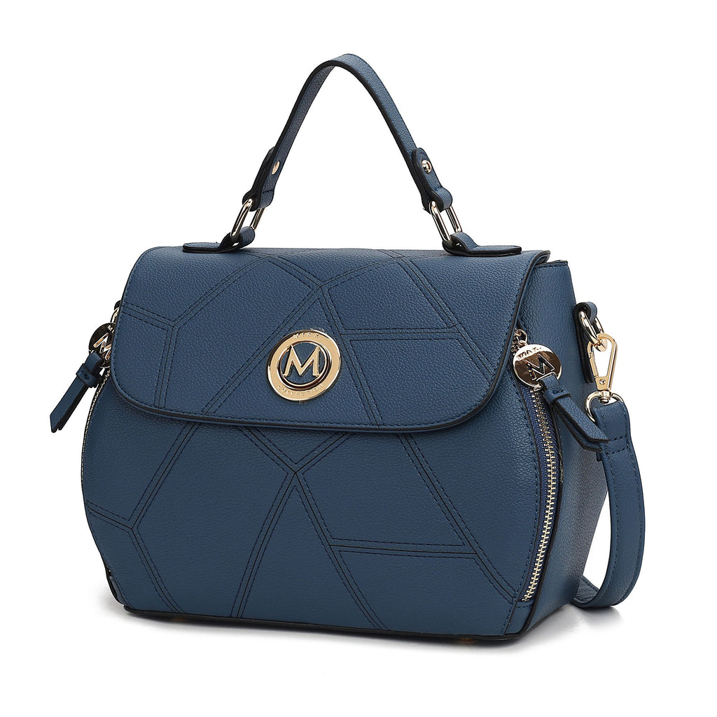 MKF Collection Clementine Vegan Leather Women Satchel Bag by Mia K