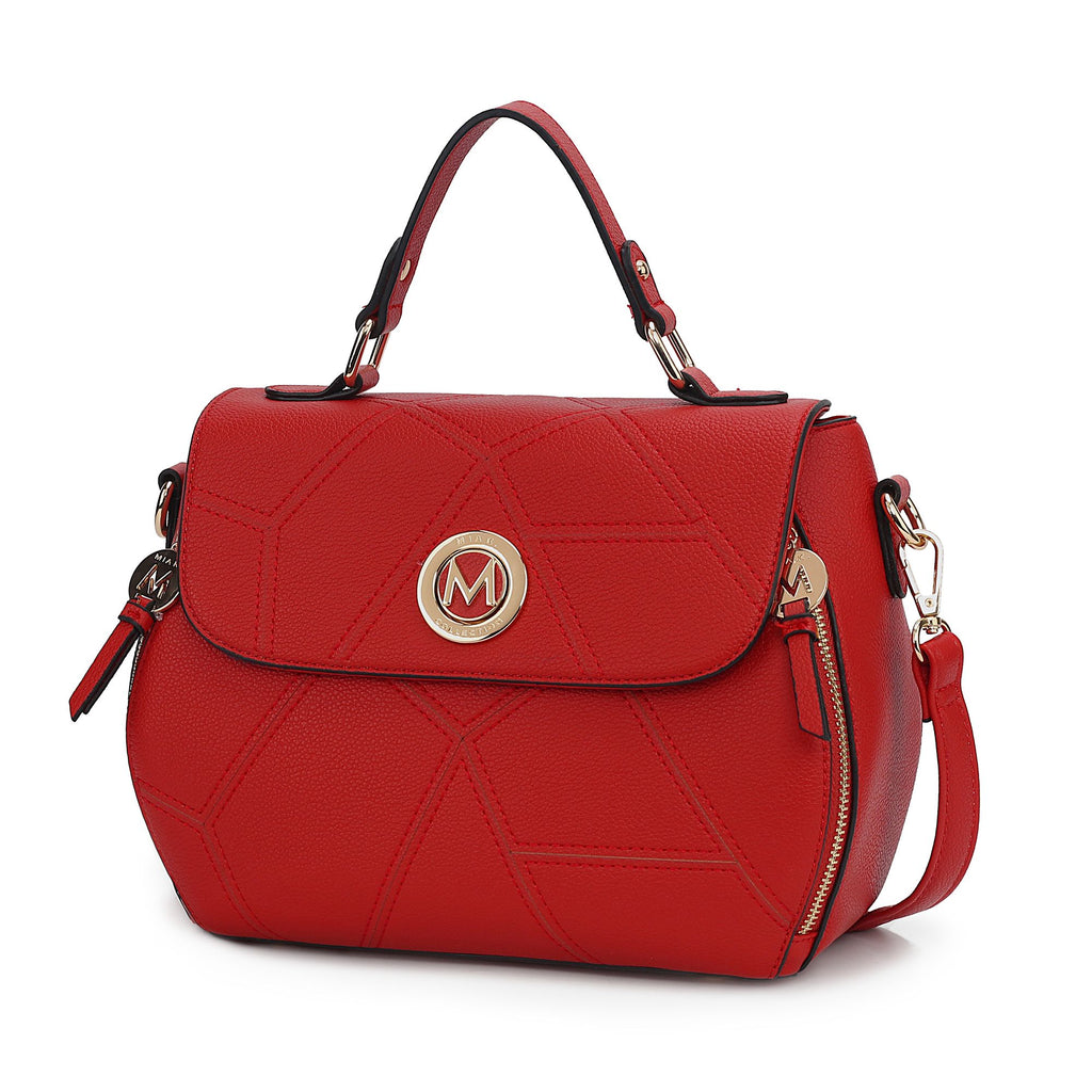 MKF Collection Clementine Vegan Leather Women Satchel Bag by Mia K