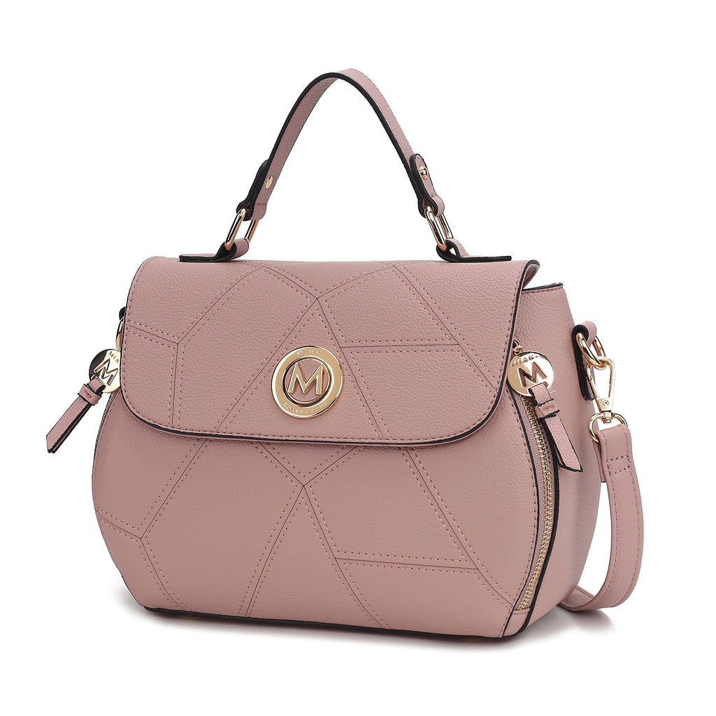 MKF Collection Clementine Vegan Leather Women Satchel Bag by Mia K