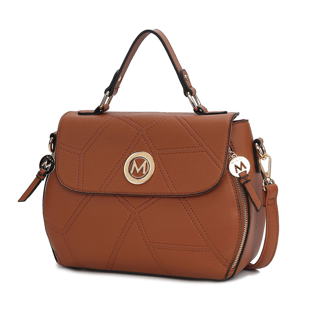 MKF Collection Clementine Vegan Leather Women Satchel Bag by Mia K