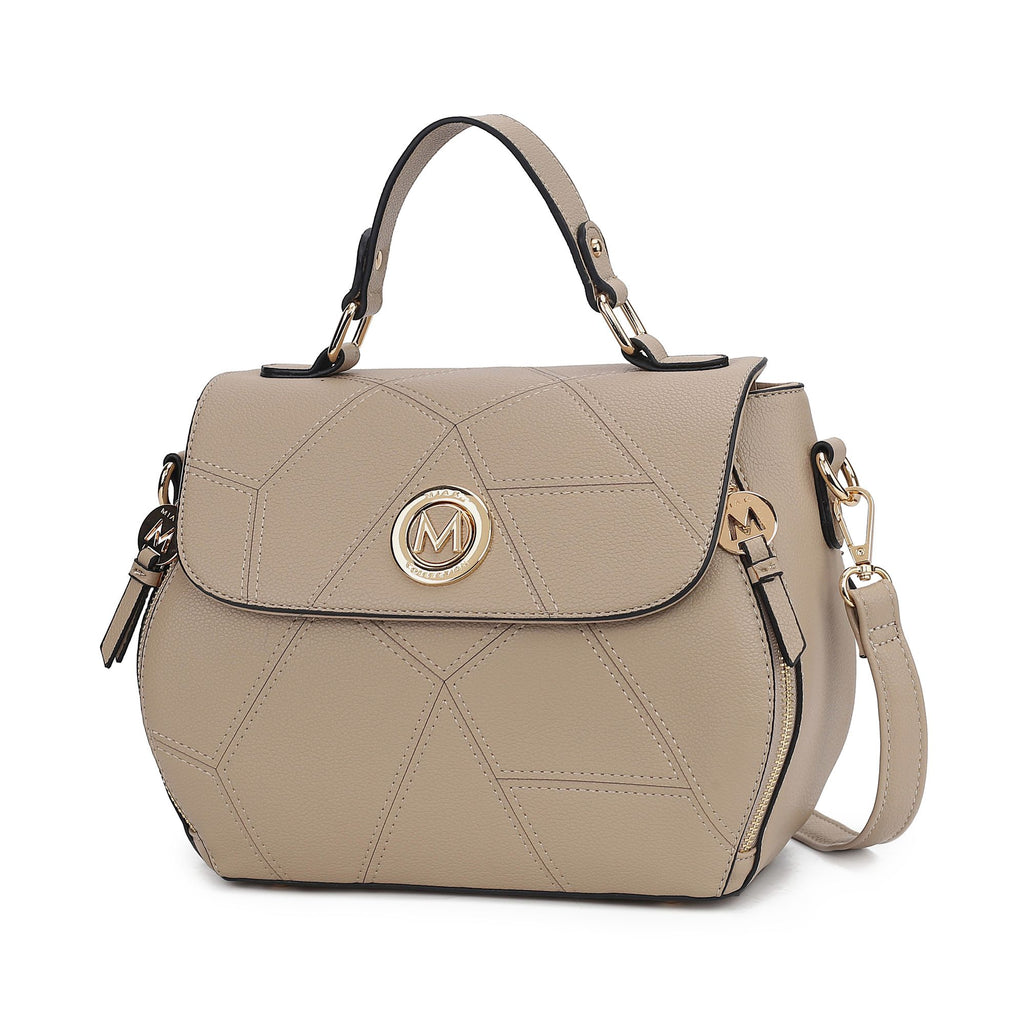 MKF Collection Clementine Vegan Leather Women Satchel Bag by Mia K