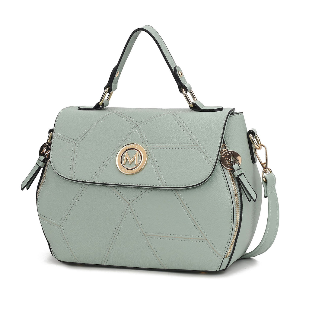 MKF Collection Clementine Vegan Leather Women Satchel Bag by Mia K