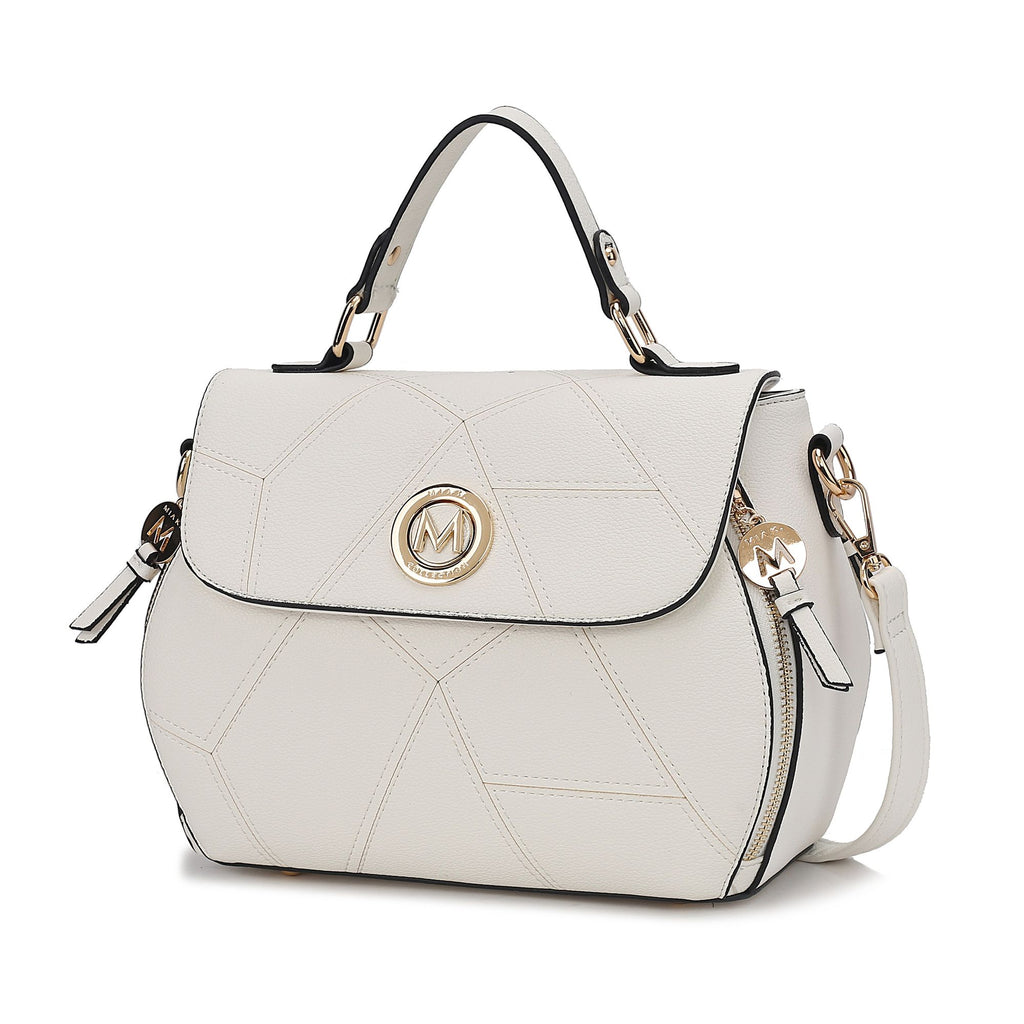 MKF Collection Clementine Vegan Leather Women Satchel Bag by Mia K
