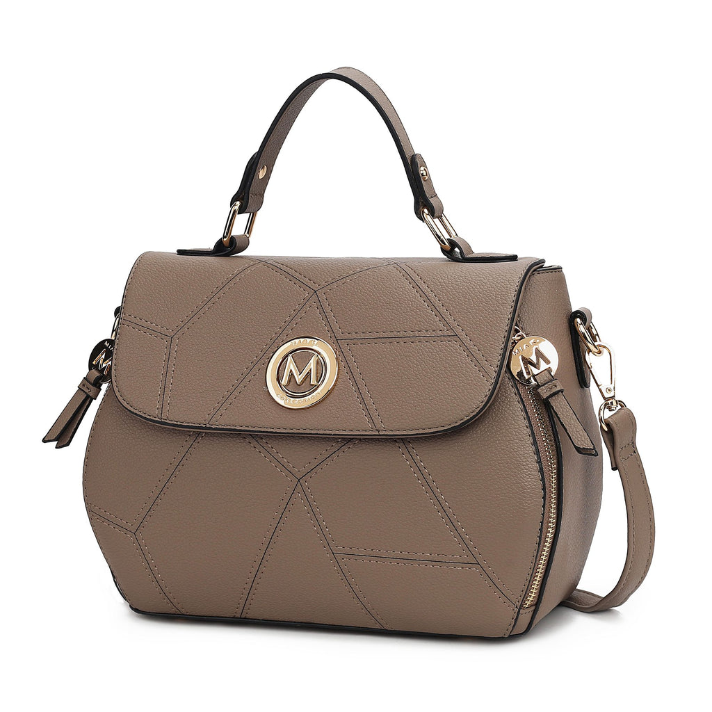 MKF Collection Clementine Vegan Leather Women Satchel Bag by Mia K