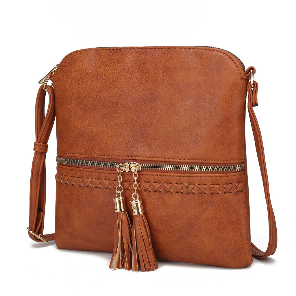 MKF Collection Corina Crossbody Handbag Vegan Leather Womens by Mia k