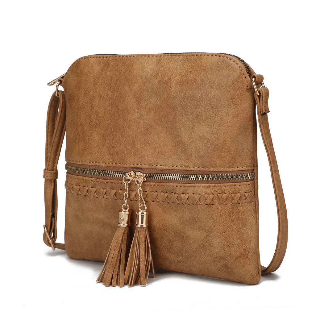 MKF Collection Corina Crossbody Handbag Vegan Leather Womens by Mia k