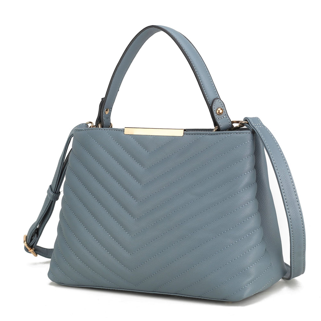 MKF Collection Dakota Satchel Handbag Vegan Leather Women by Mia k
