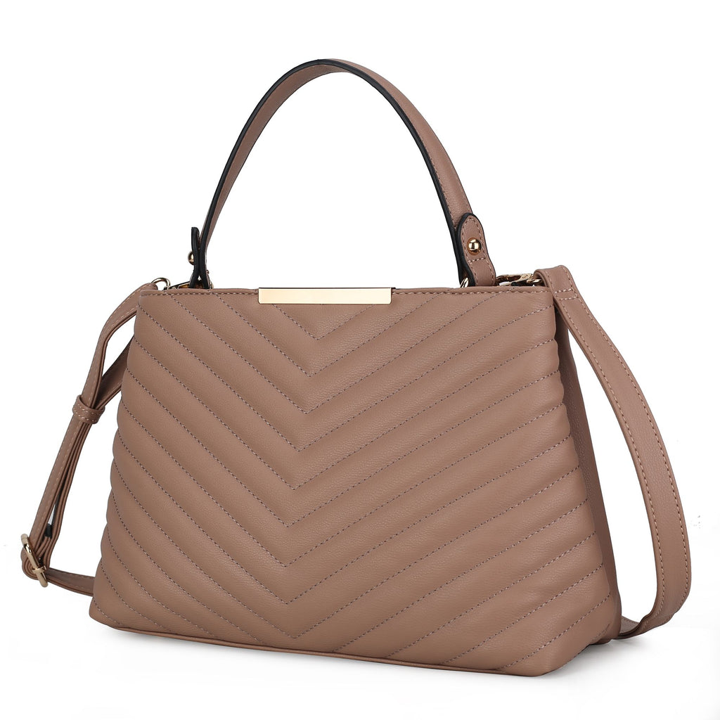 MKF Collection Dakota Satchel Handbag Vegan Leather Women by Mia k