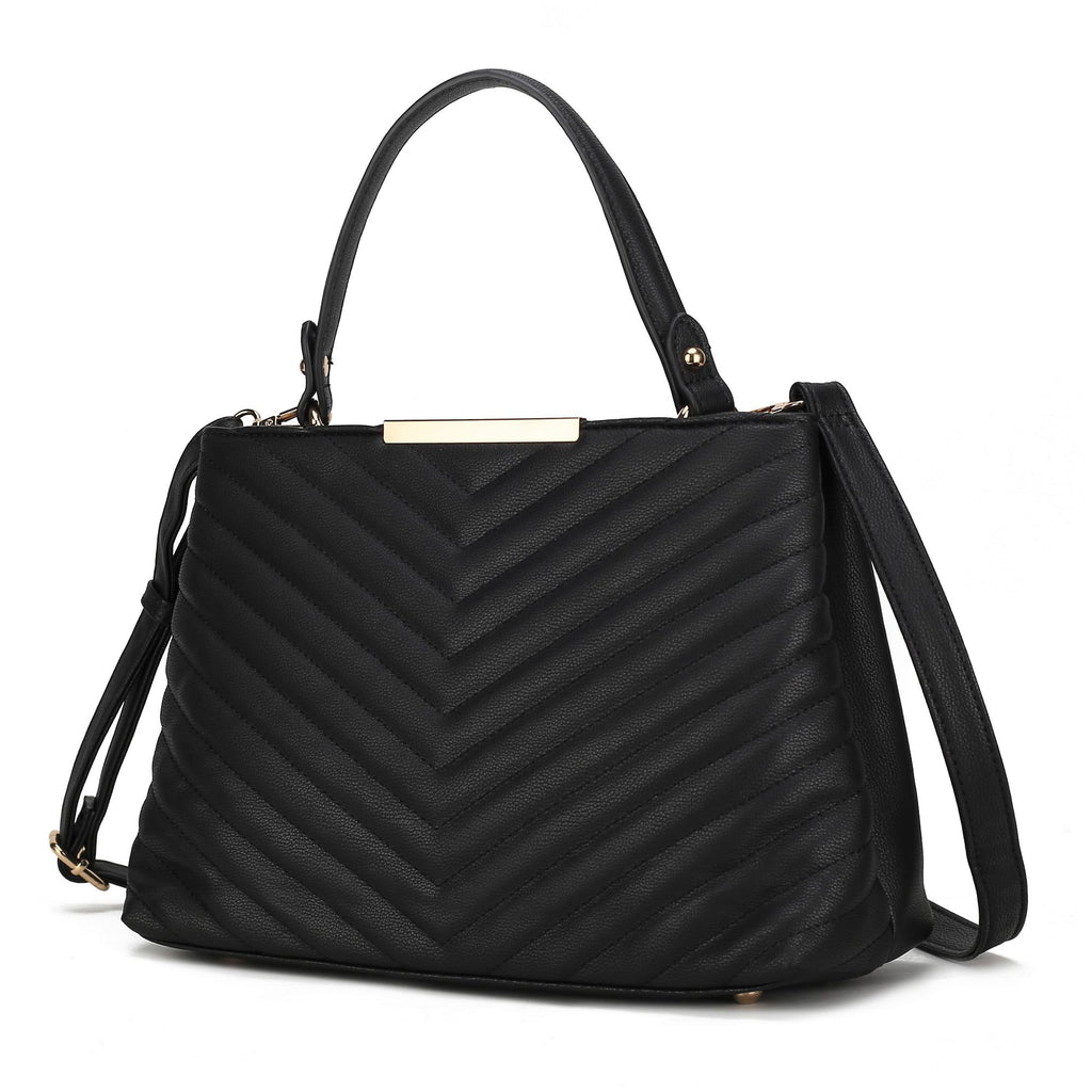 MKF Collection Dakota Satchel Handbag Vegan Leather Women by Mia k