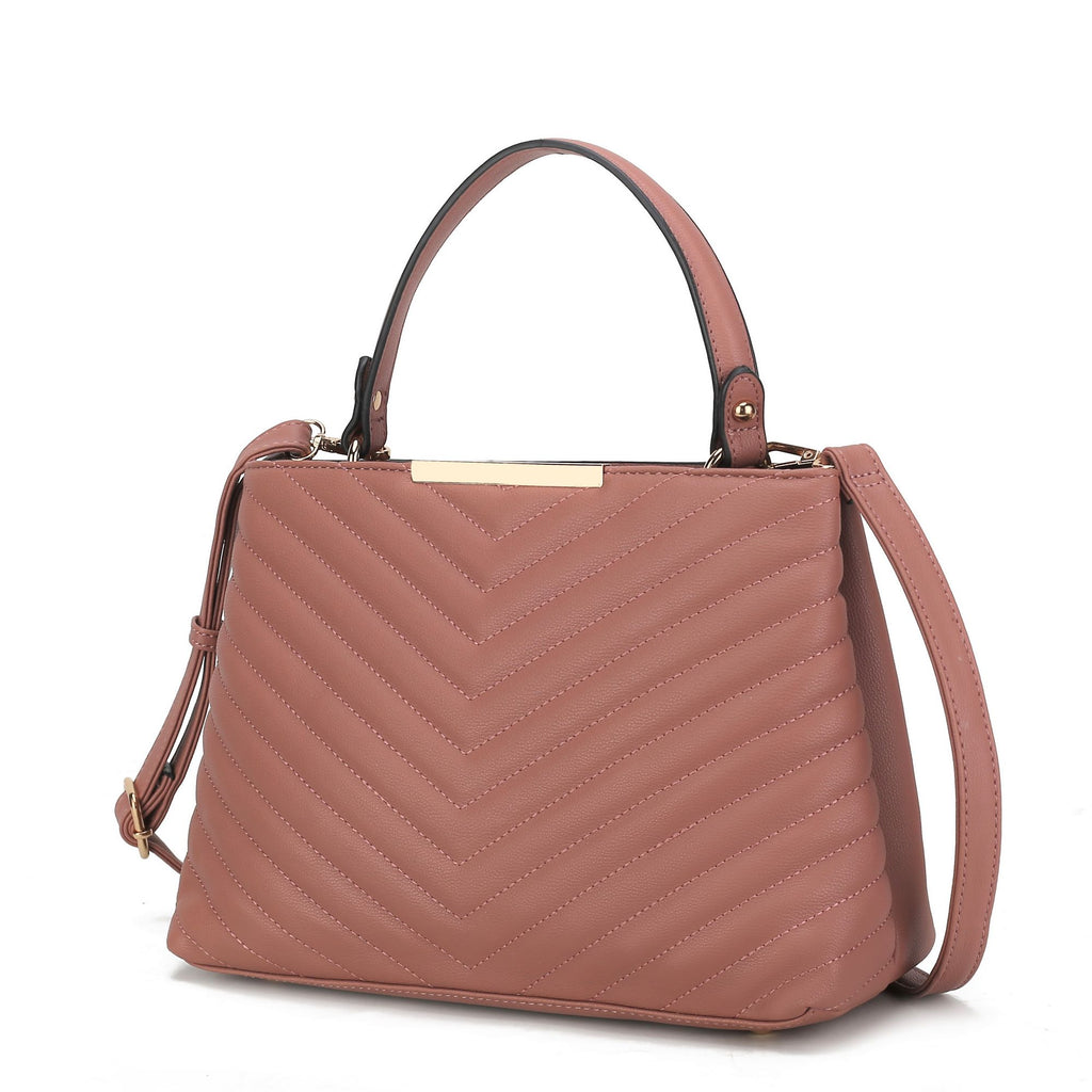 MKF Collection Dakota Satchel Handbag Vegan Leather Women by Mia k