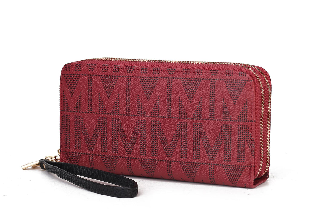 MKF Collection Danielle Milan M Signature Wallet Wristlet by Mia k