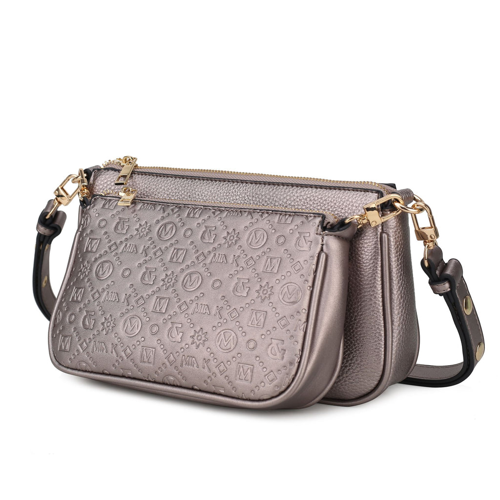 MKF Collection Dayla Baguette Handabag Vegan Leather Womens by Mia K