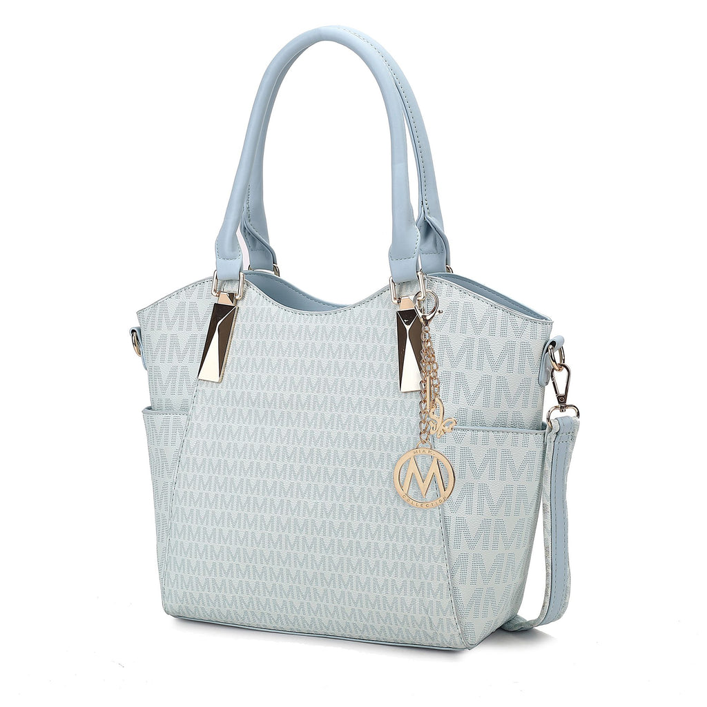 MKF Collection Devorah Signature Printed Vegan Leather Women's Tote Bag by Mia K