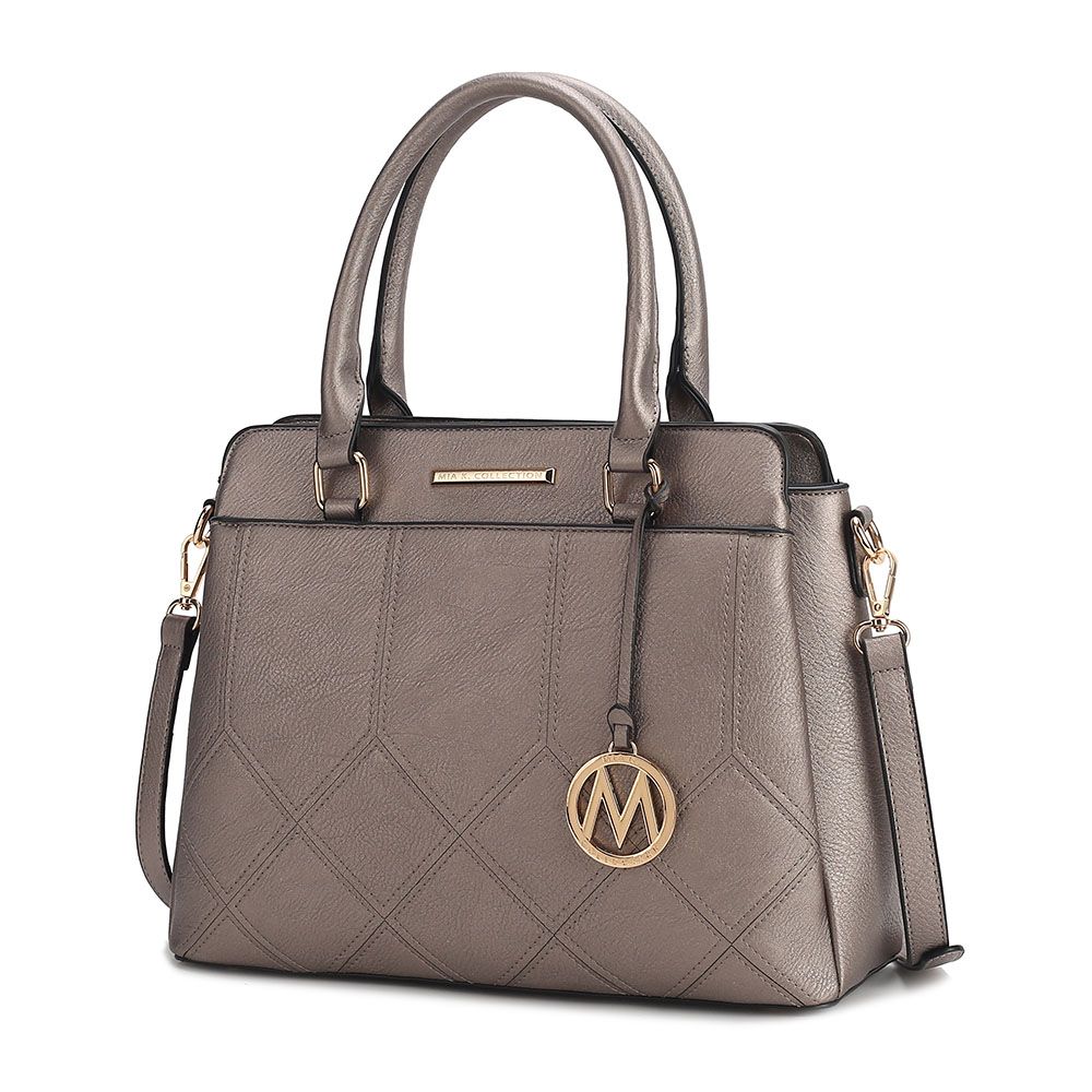 MKF Collection Elodie Triple Compartment Women's Tote Bag by Mia k