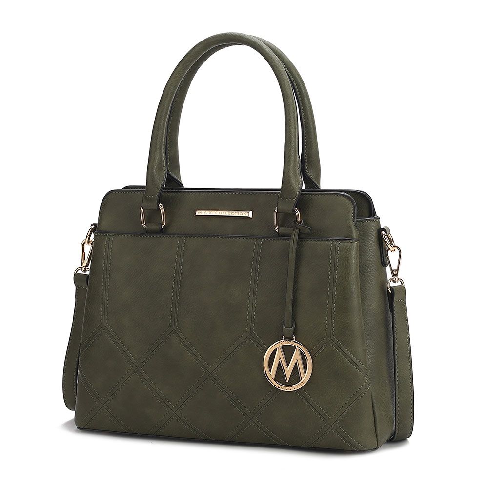MKF Collection Elodie Triple Compartment Women's Tote Bag by Mia k