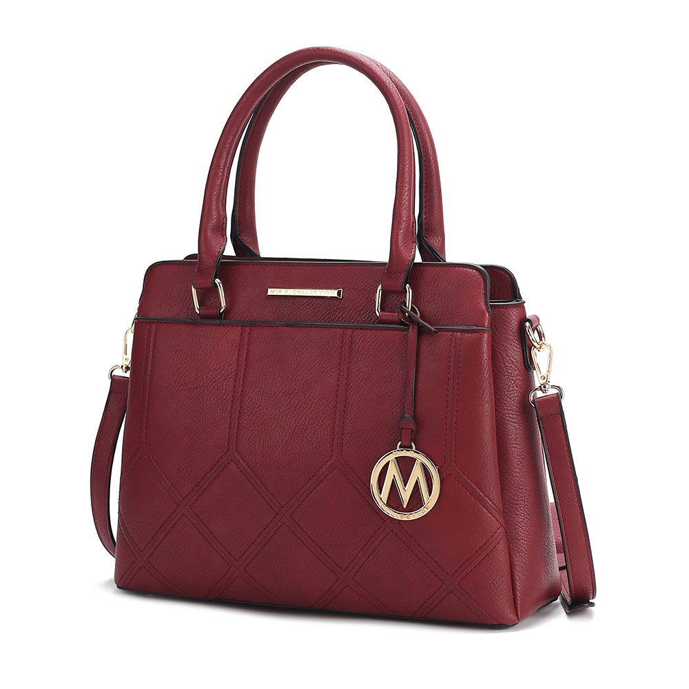 MKF Collection Elodie Triple Compartment Women's Tote Bag by Mia k