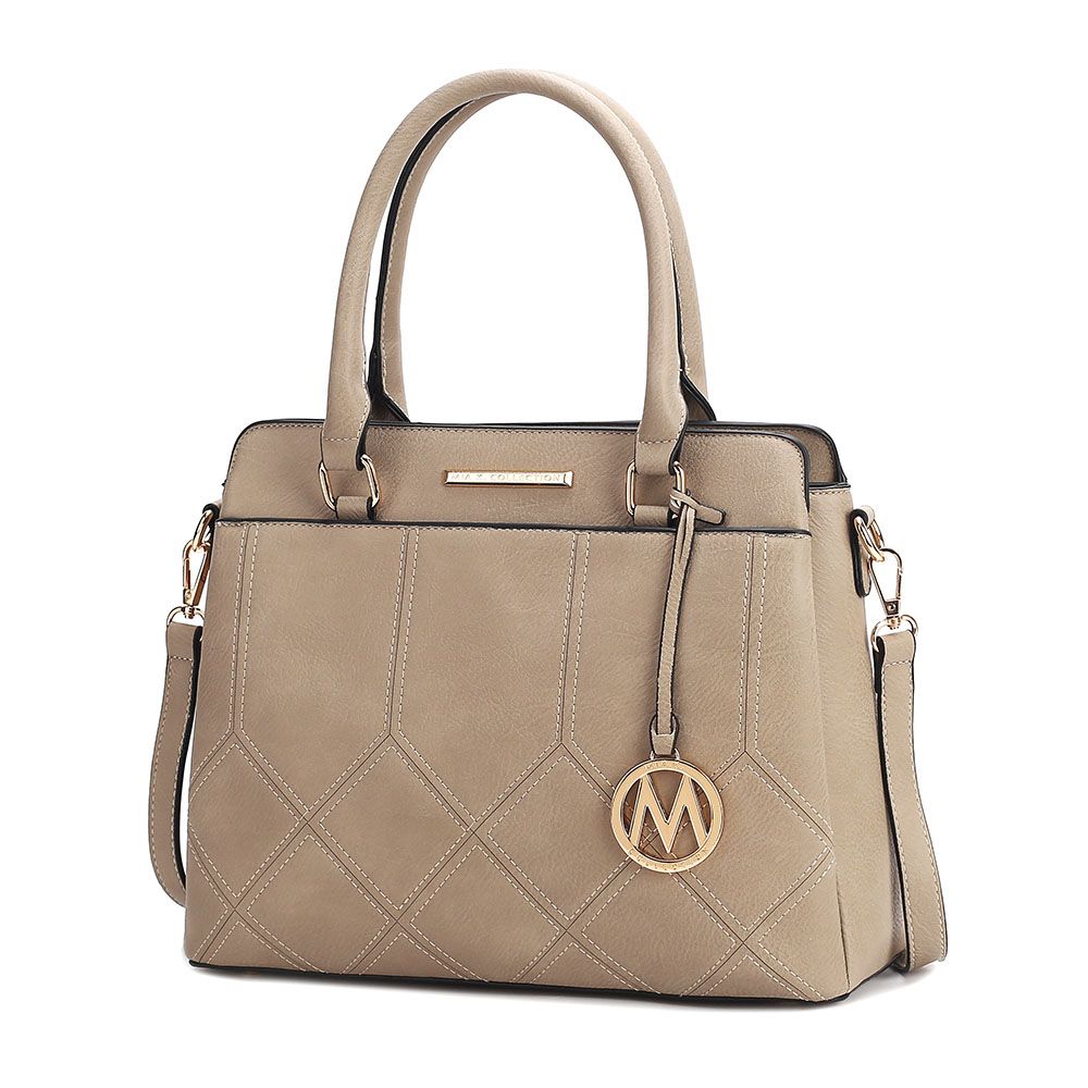 MKF Collection Elodie Triple Compartment Women's Tote Bag by Mia k