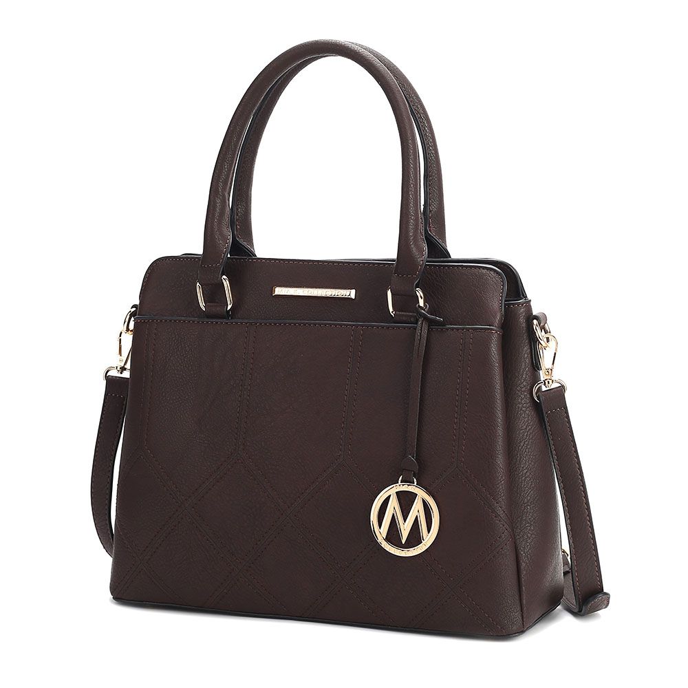 MKF Collection Elodie Triple Compartment Women's Tote Bag by Mia k