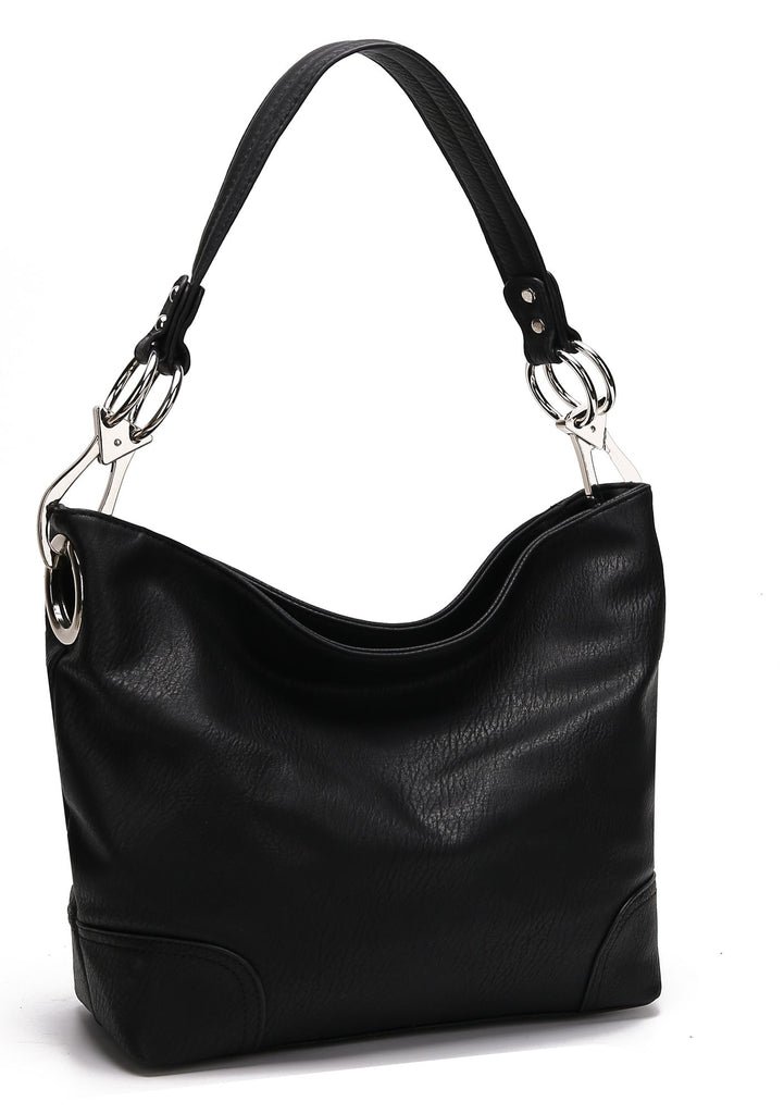 MKF Collection Emily Soft Vegan Leather Hobo Bag by Mia K