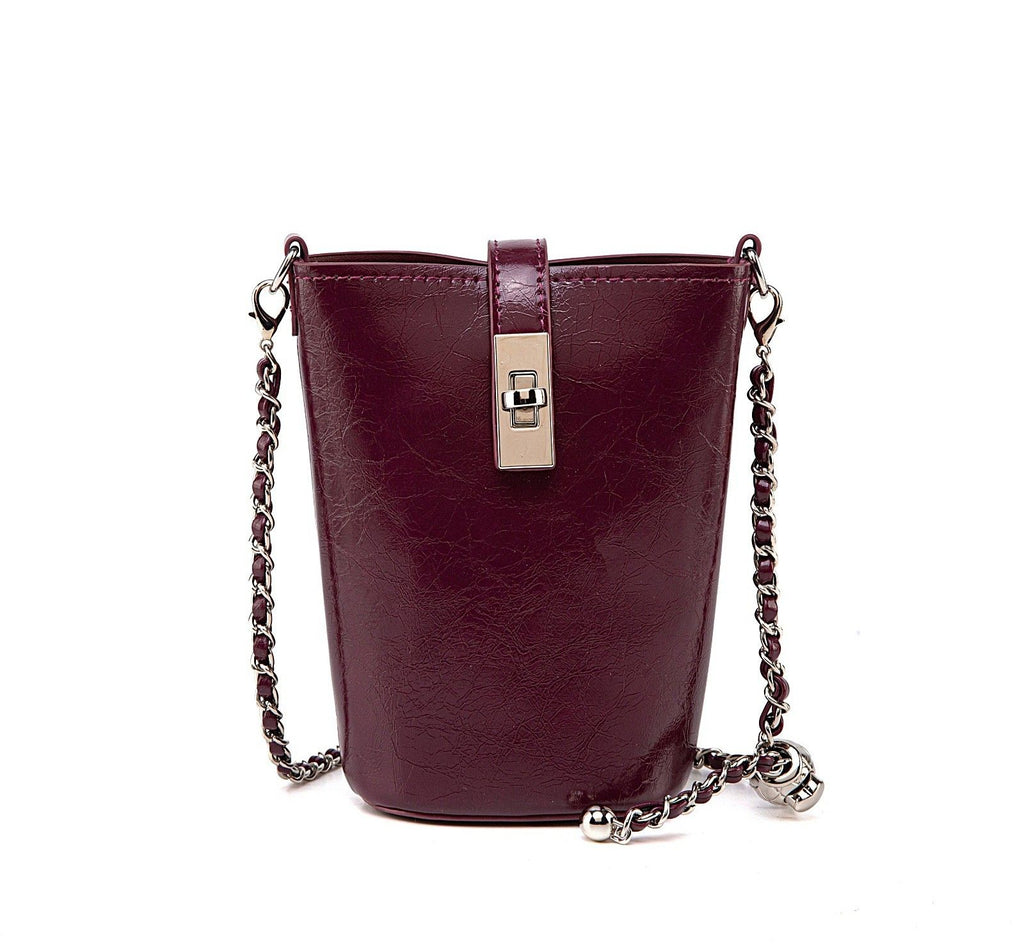 MKF Collection Evelina Mini Bucket Shoulder Bag by Mia K