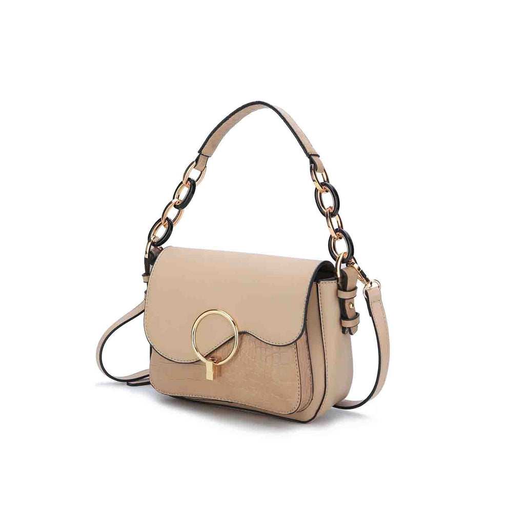 MKF Collection Fantasy Croc Women's Shoulder Bag, Sleek Crossbody Purse Handbag by Mia K