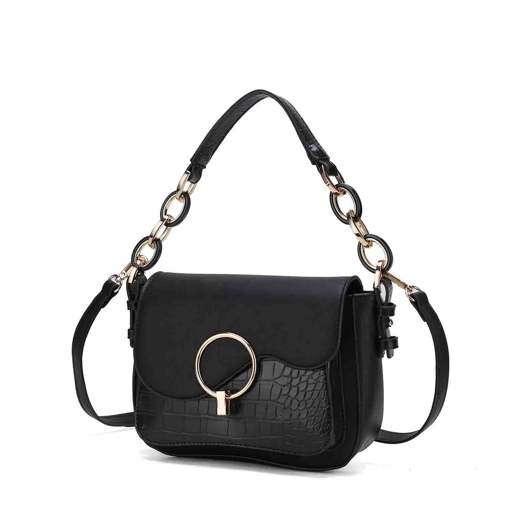 MKF Collection Fantasy Croc Women's Shoulder Bag, Sleek Crossbody Purse Handbag by Mia K