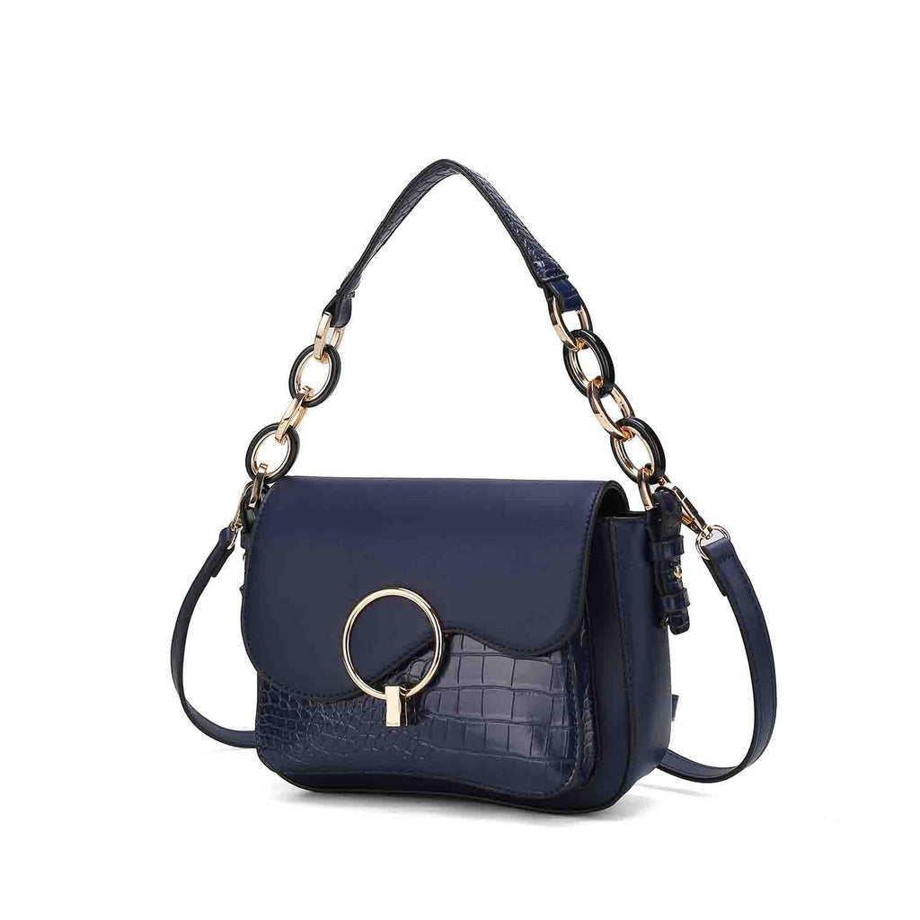 MKF Collection Fantasy Croc Women's Shoulder Bag, Sleek Crossbody Purse Handbag by Mia K
