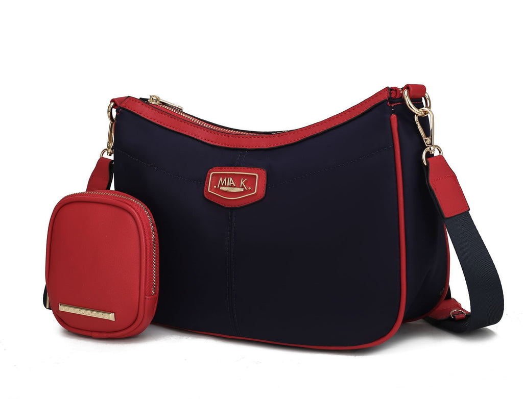 MKF Collection Freya Women Crossbody Bag and Pouch by Mia K