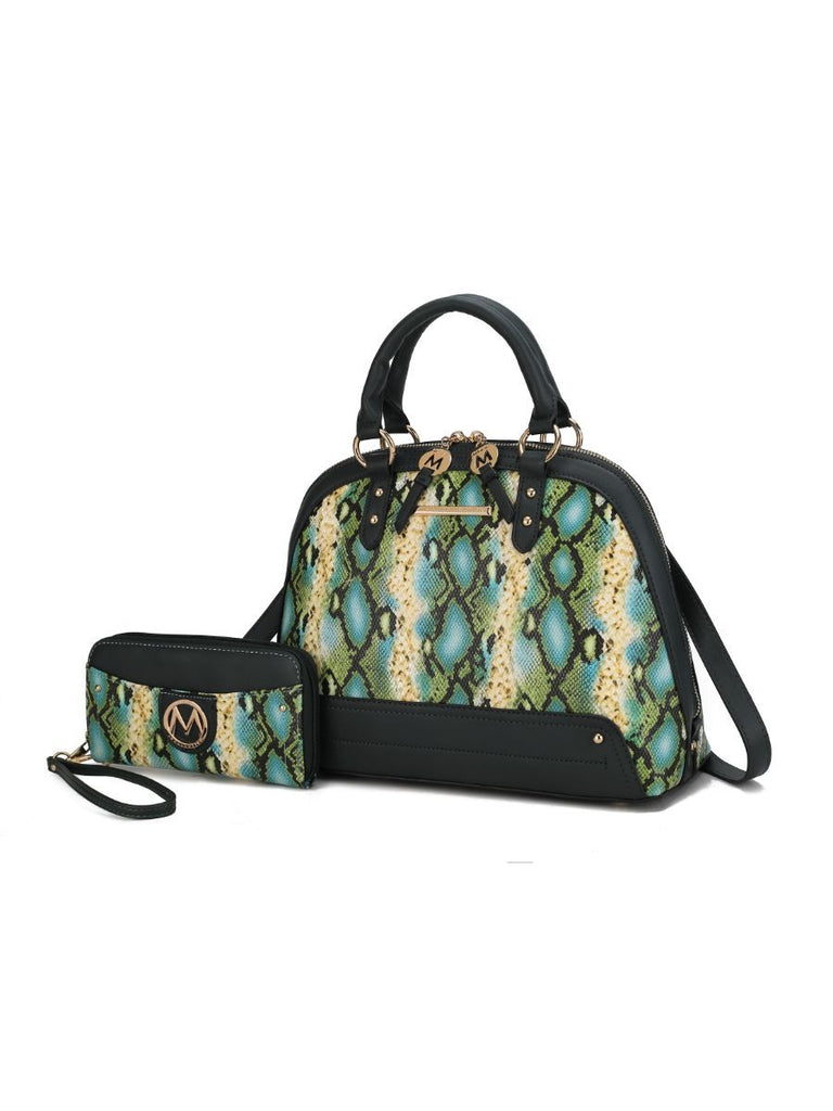 MKF Collection Frida Satchel Handbag and Wallet by Mia k