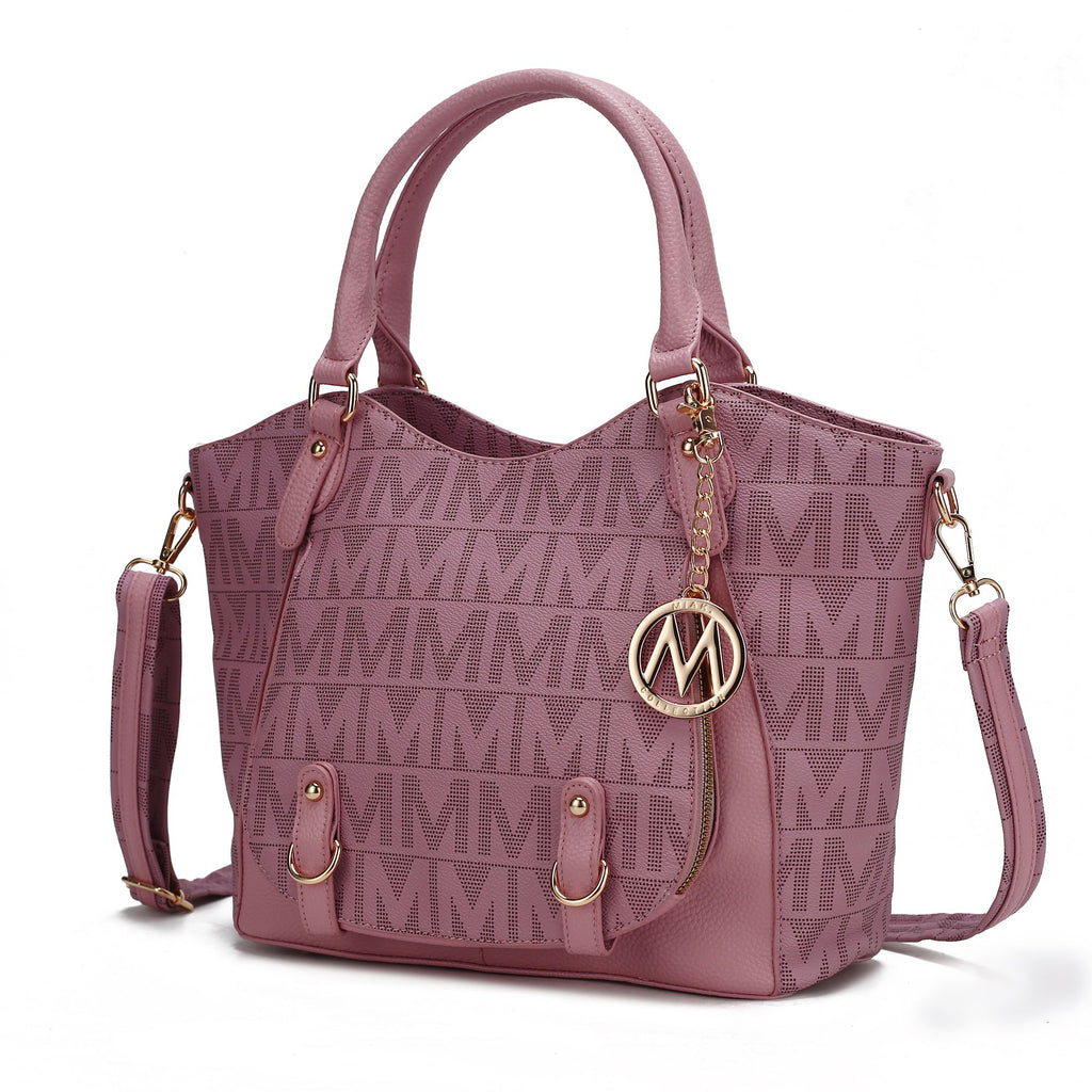 MKF Collection Fula Signature Satchel Bag by Mia k