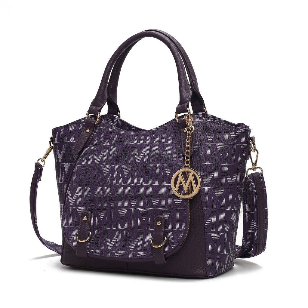 MKF Collection Fula Signature Satchel Bag by Mia k