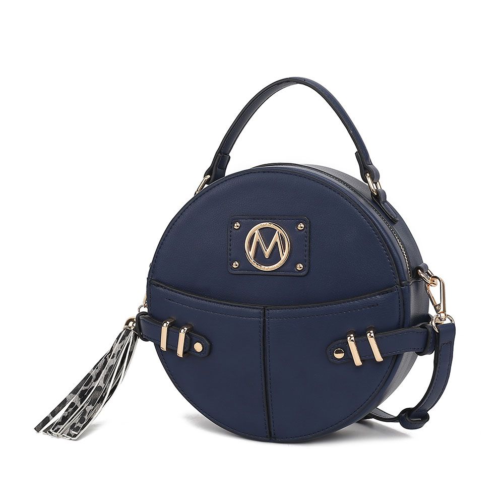 MKF Collection Gayle Crossbody Round Handbag Purse by Mia k.