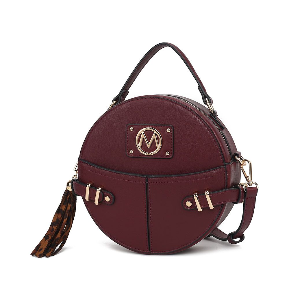 MKF Collection Gayle Crossbody Round Handbag Purse by Mia k.