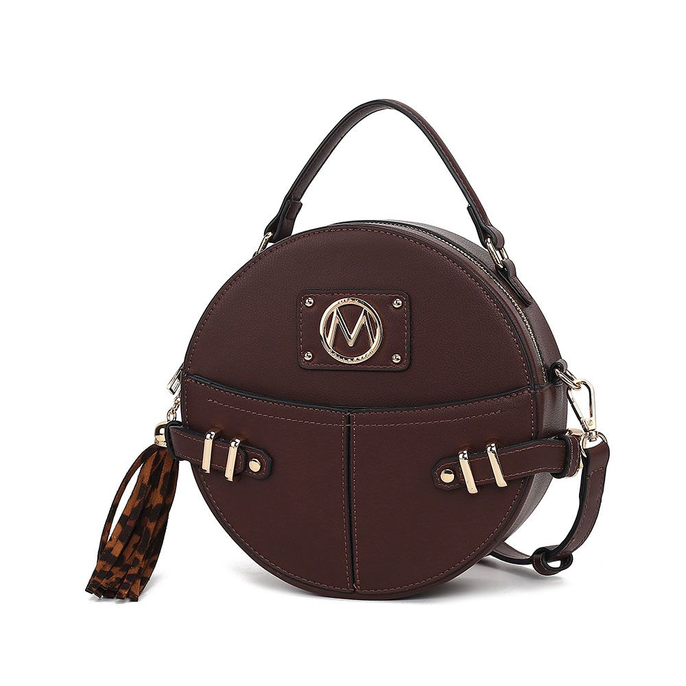 MKF Collection Gayle Crossbody Round Handbag Purse by Mia k.