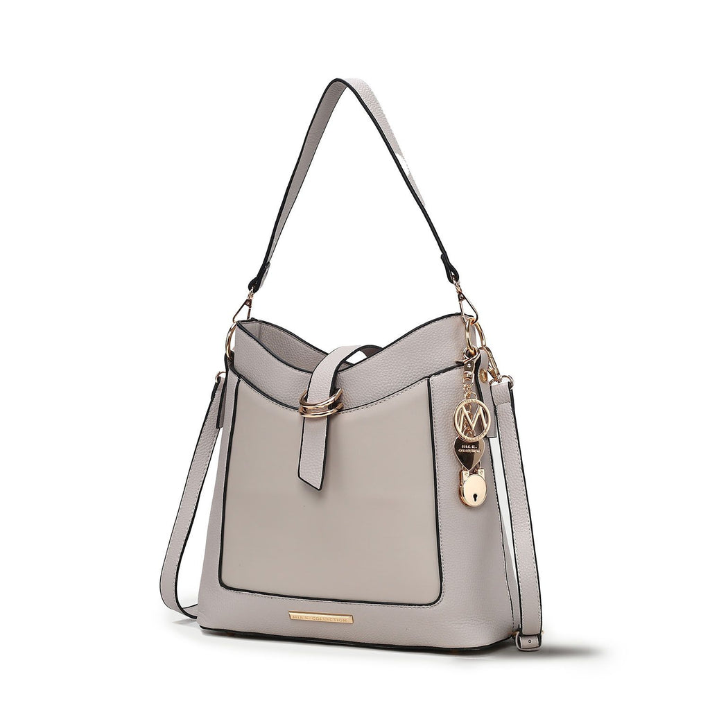 MKF Collection Geneva Vegan Leather Women Shoulder Bag by Mia K