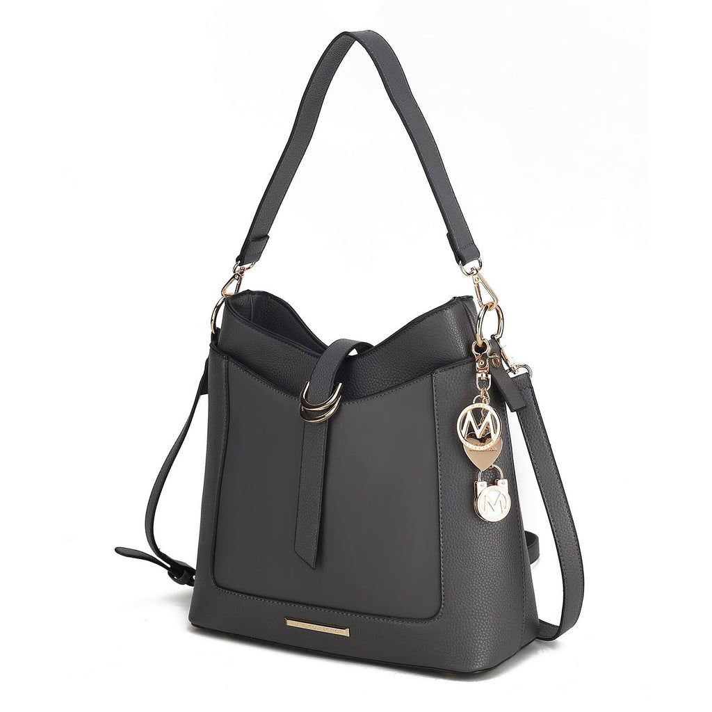 MKF Collection Geneva Vegan Leather Women Shoulder Bag by Mia K
