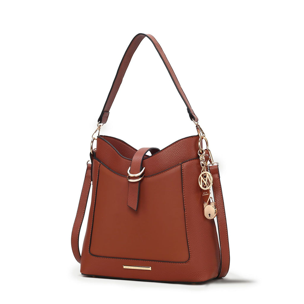 MKF Collection Geneva Vegan Leather Women Shoulder Bag by Mia K