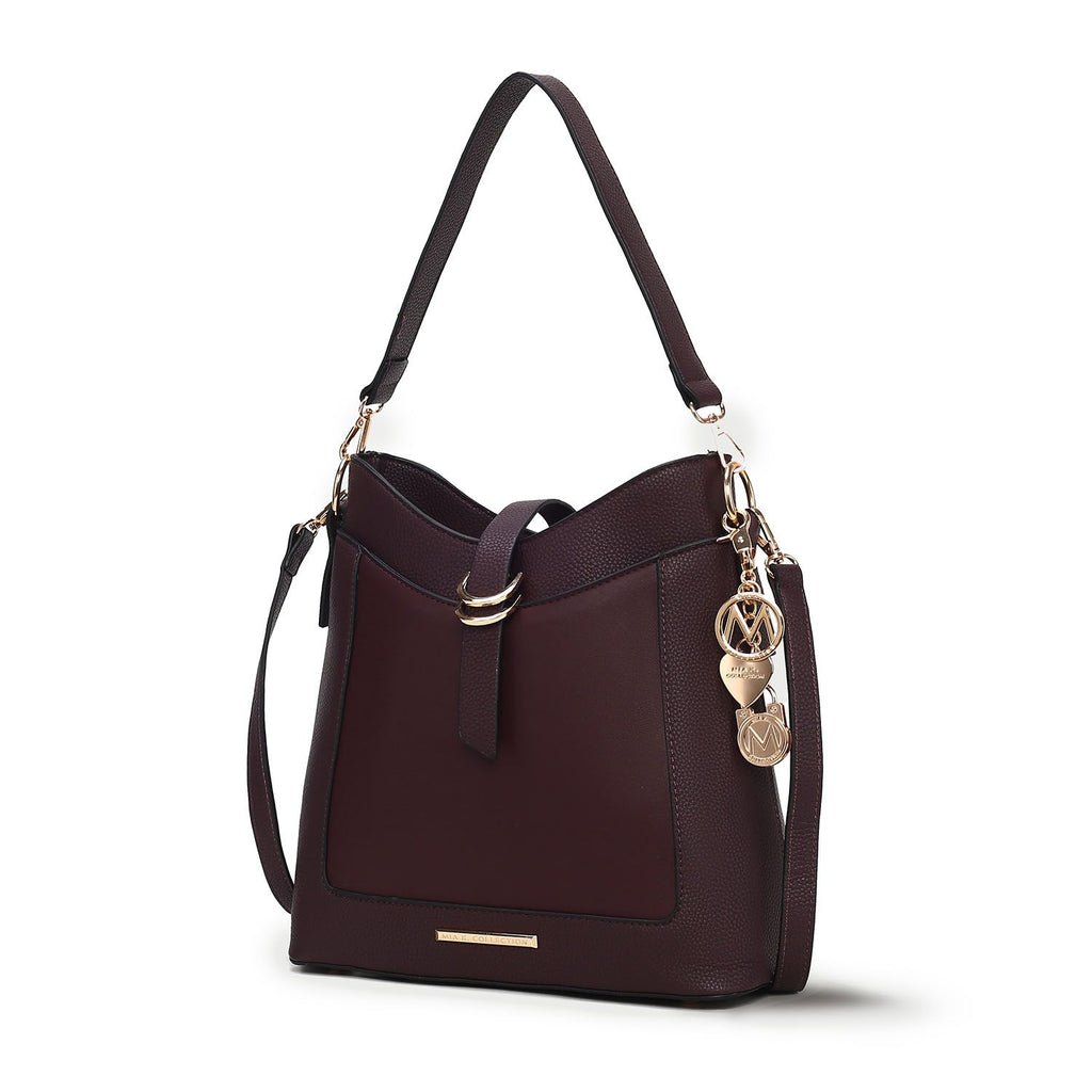 MKF Collection Geneva Vegan Leather Women Shoulder Bag by Mia K